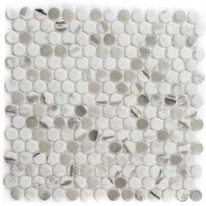 Eterna Penny 12"x12" Recycled Glass Mosaic Tile