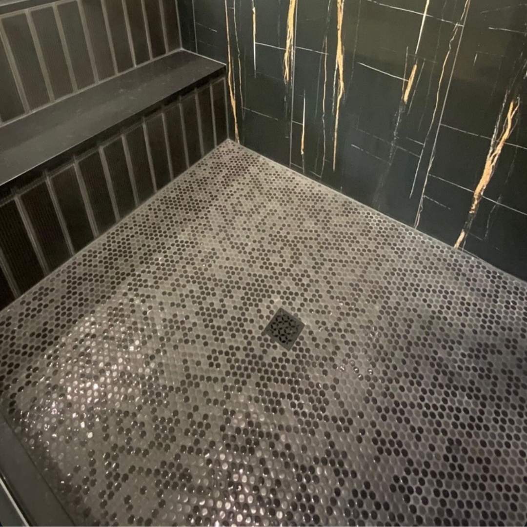 Eterna Penny 12"x12" Recycled Glass Mosaic Tile