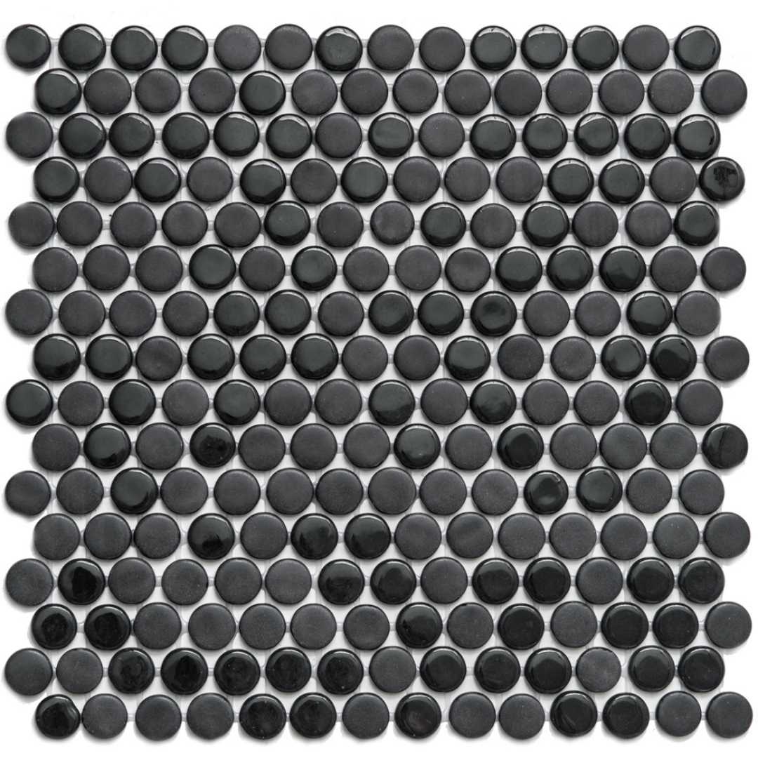 Eterna Penny 12"x12" Recycled Glass Mosaic Tile