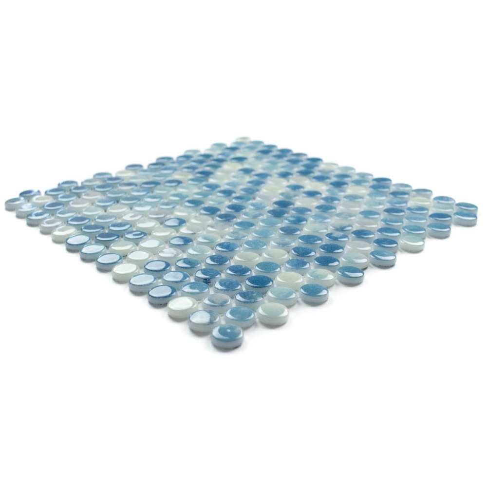 Eterna Penny 12"x12" Recycled Glass Mosaic Tile