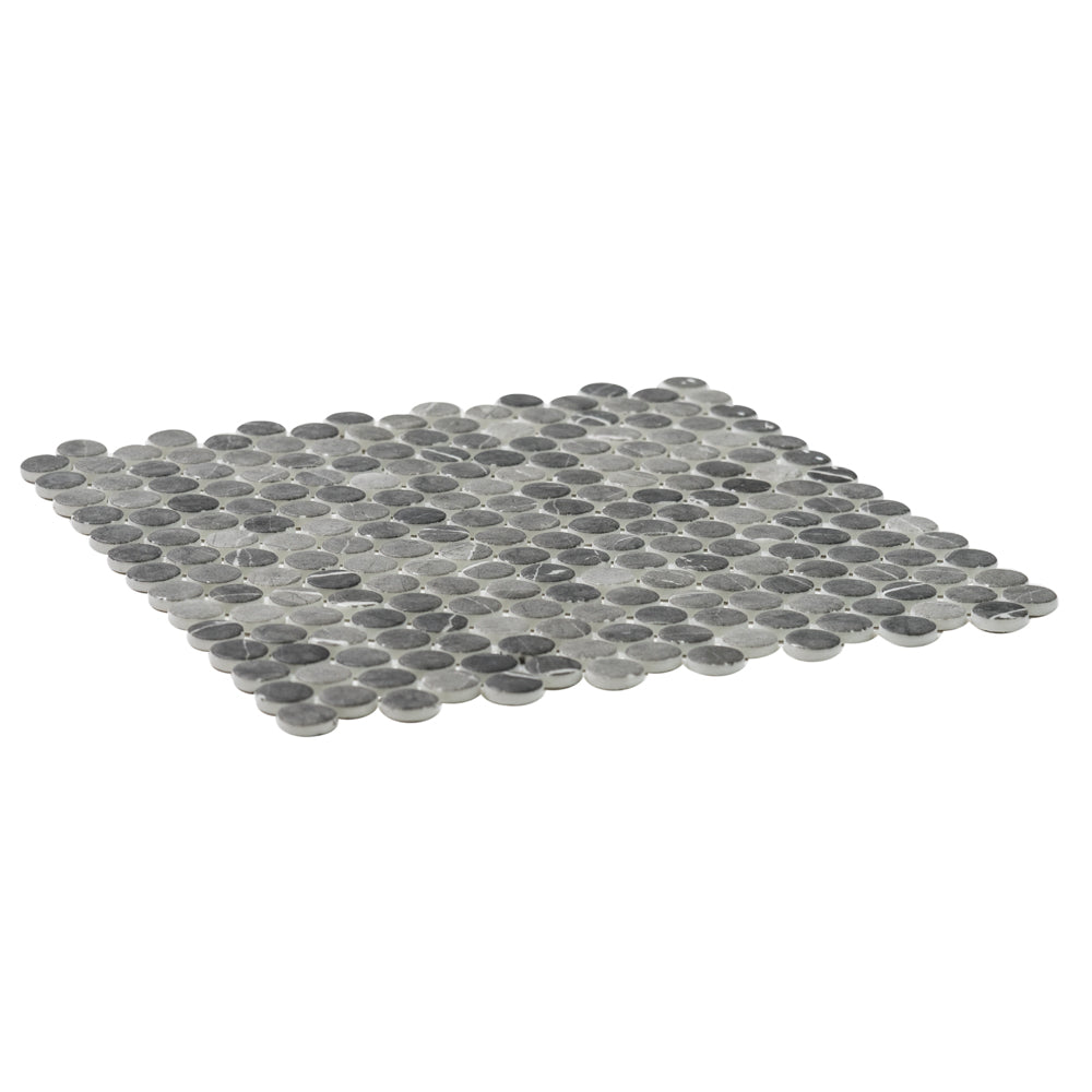 Eterna Penny 12"x12" Recycled Glass Mosaic Tile