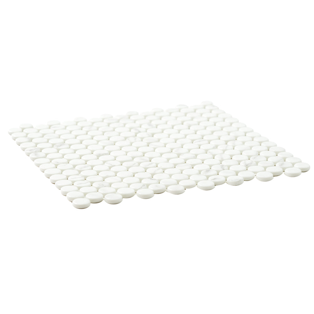 Eterna Penny 12"x12" Recycled Glass Mosaic Tile