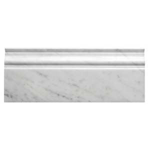 Borghese Carrara 5x12 Baseboard