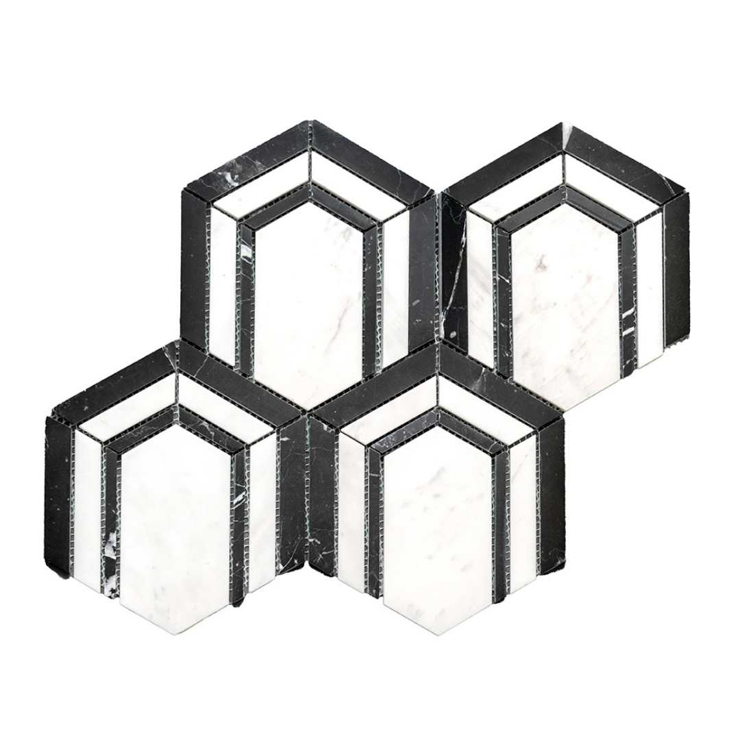 Argos Peak Hexagon Blanco Carrara 0.83 sf/
