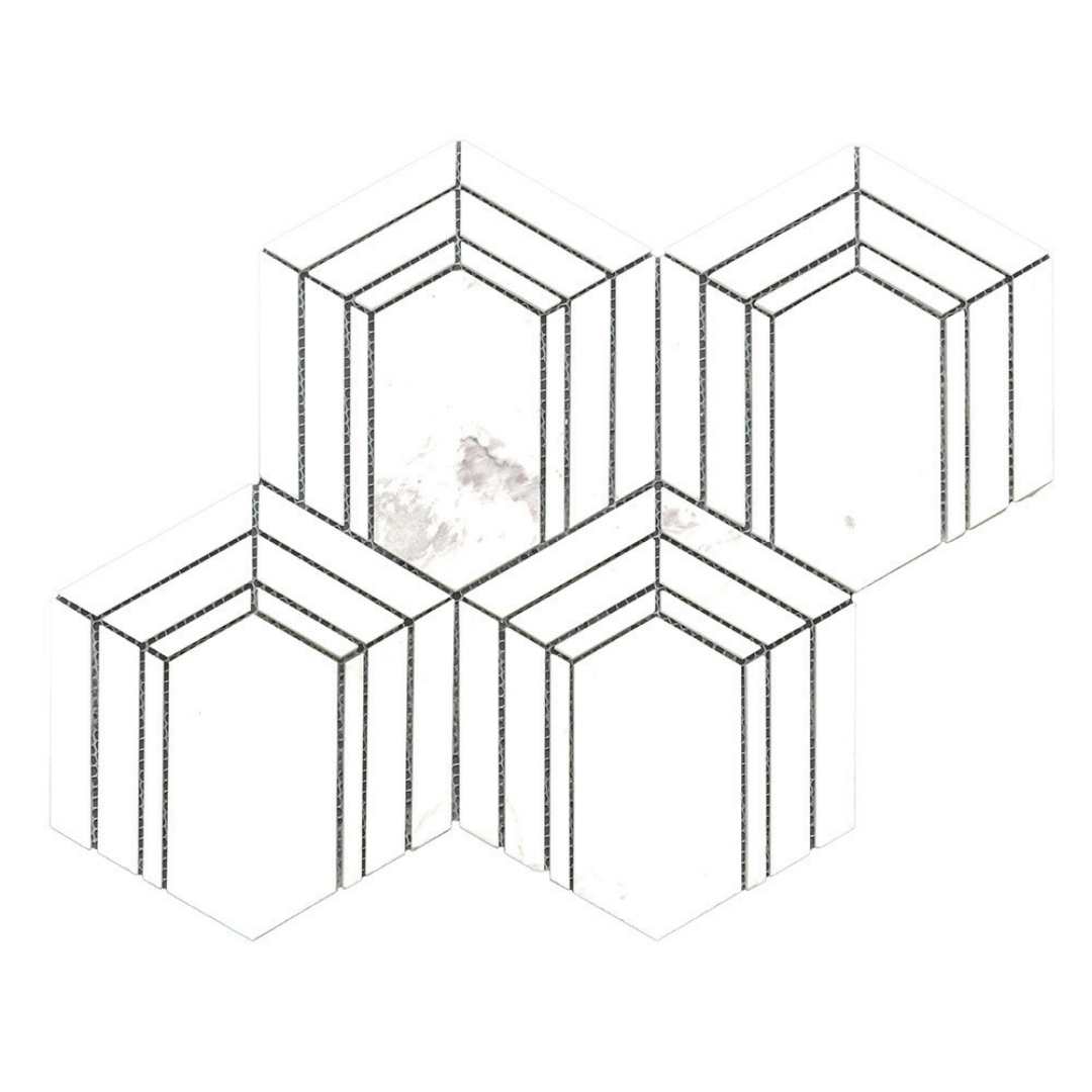 Argos Peak Hexagon Carrara & Thassos 0.83s