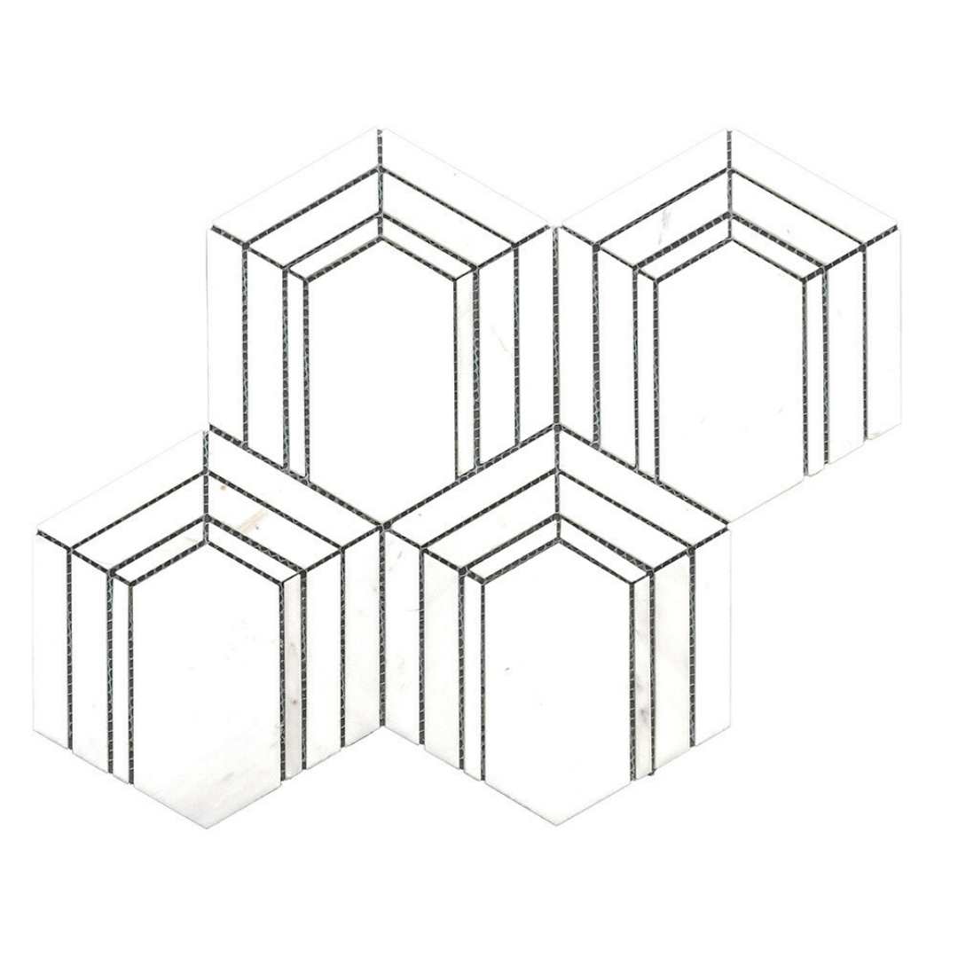 Argos Peak Hexagon Carrara & Thassos 0.83s