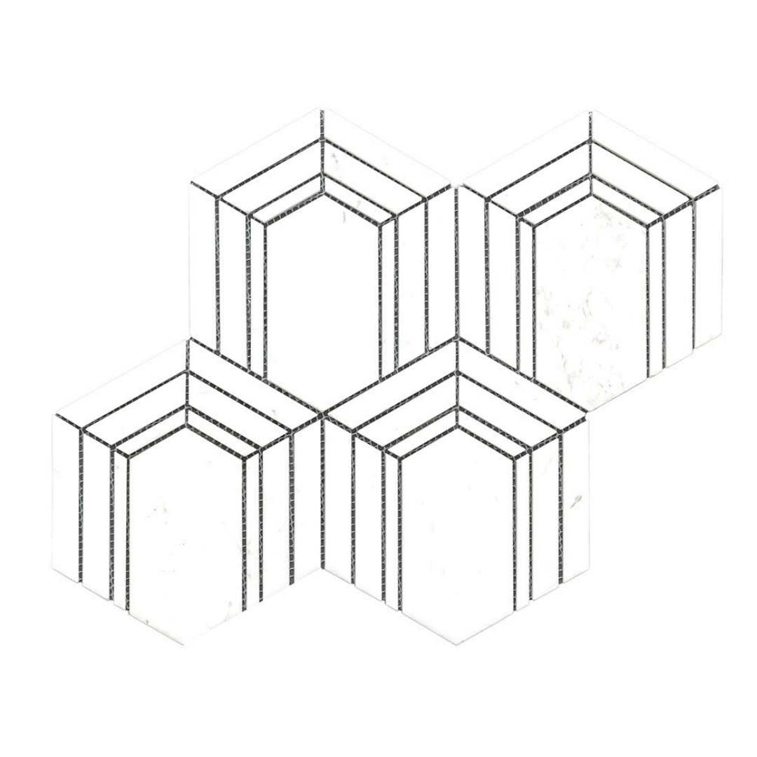 Argos Peak Hexagon Carrara & Thassos 0.83s