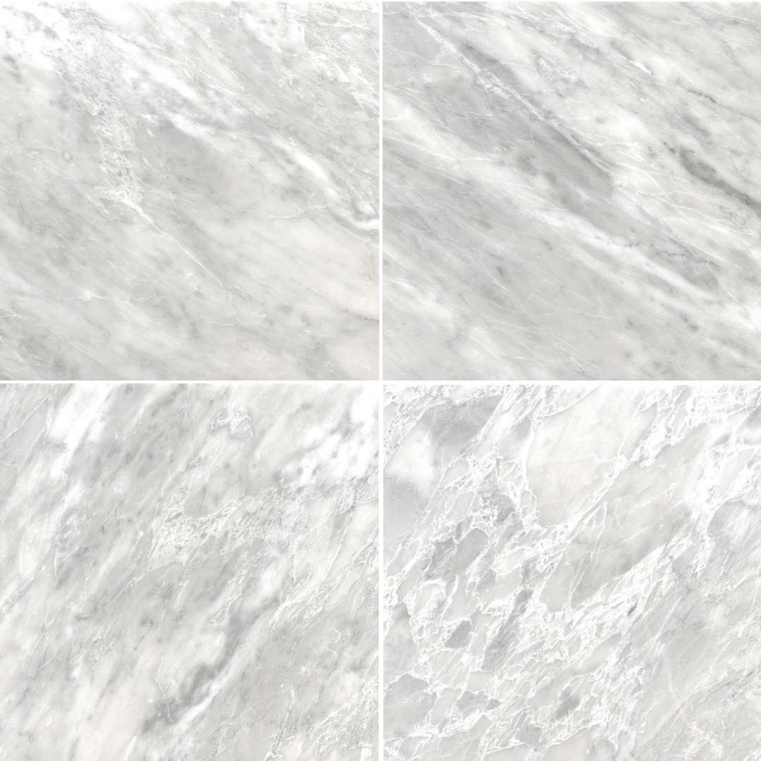Checkmate 12" x 12" Marble Wall and Floor Tile