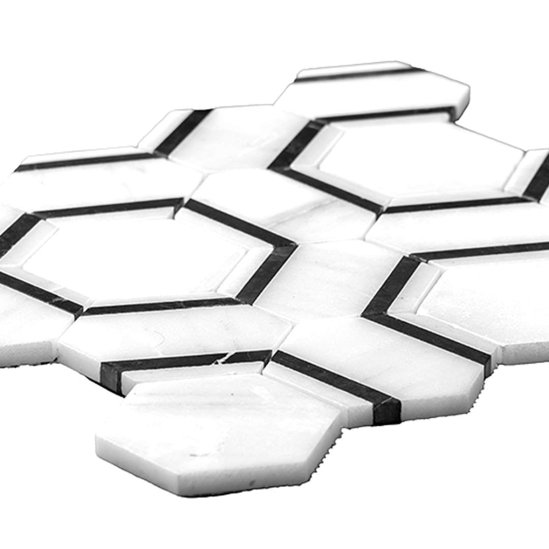 Pelta Orb Hexagon Blanco Blend 0.84sf/sh