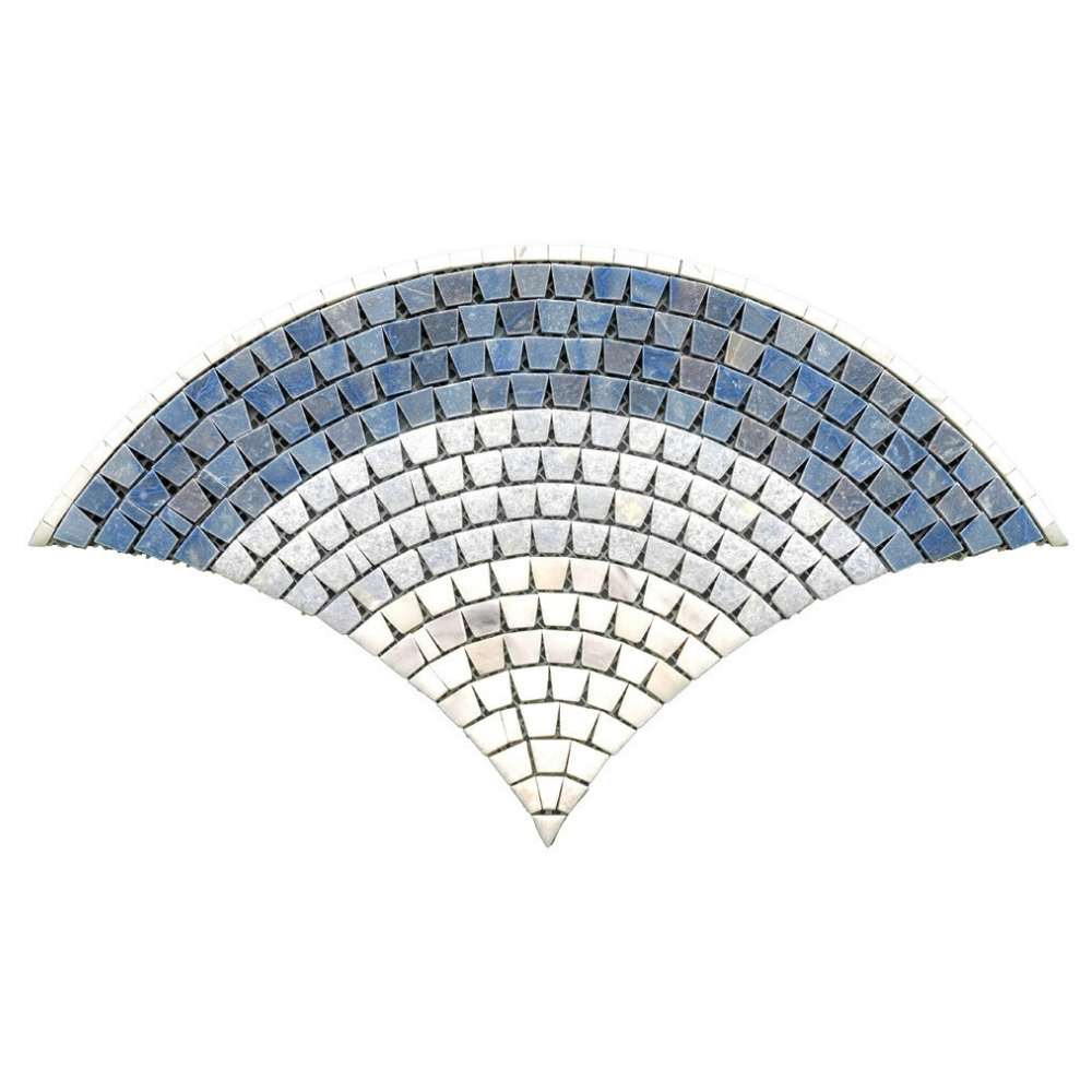 Brise Azules Marble Mosaic 0.50sf/sh