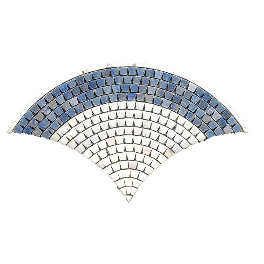 Brise Azules Marble Mosaic 0.50sf/sh