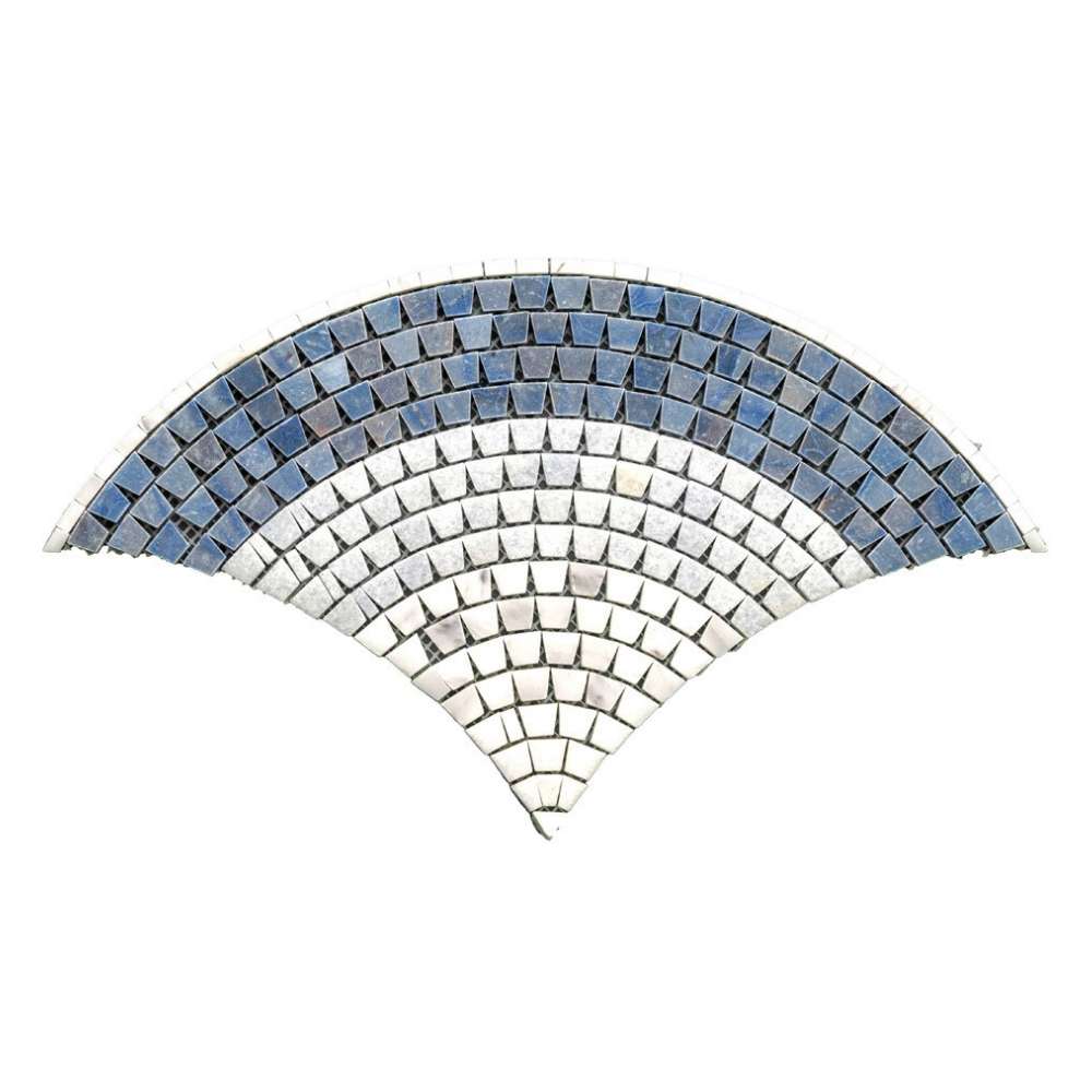 Brise Azules Marble Mosaic 0.50sf/sh