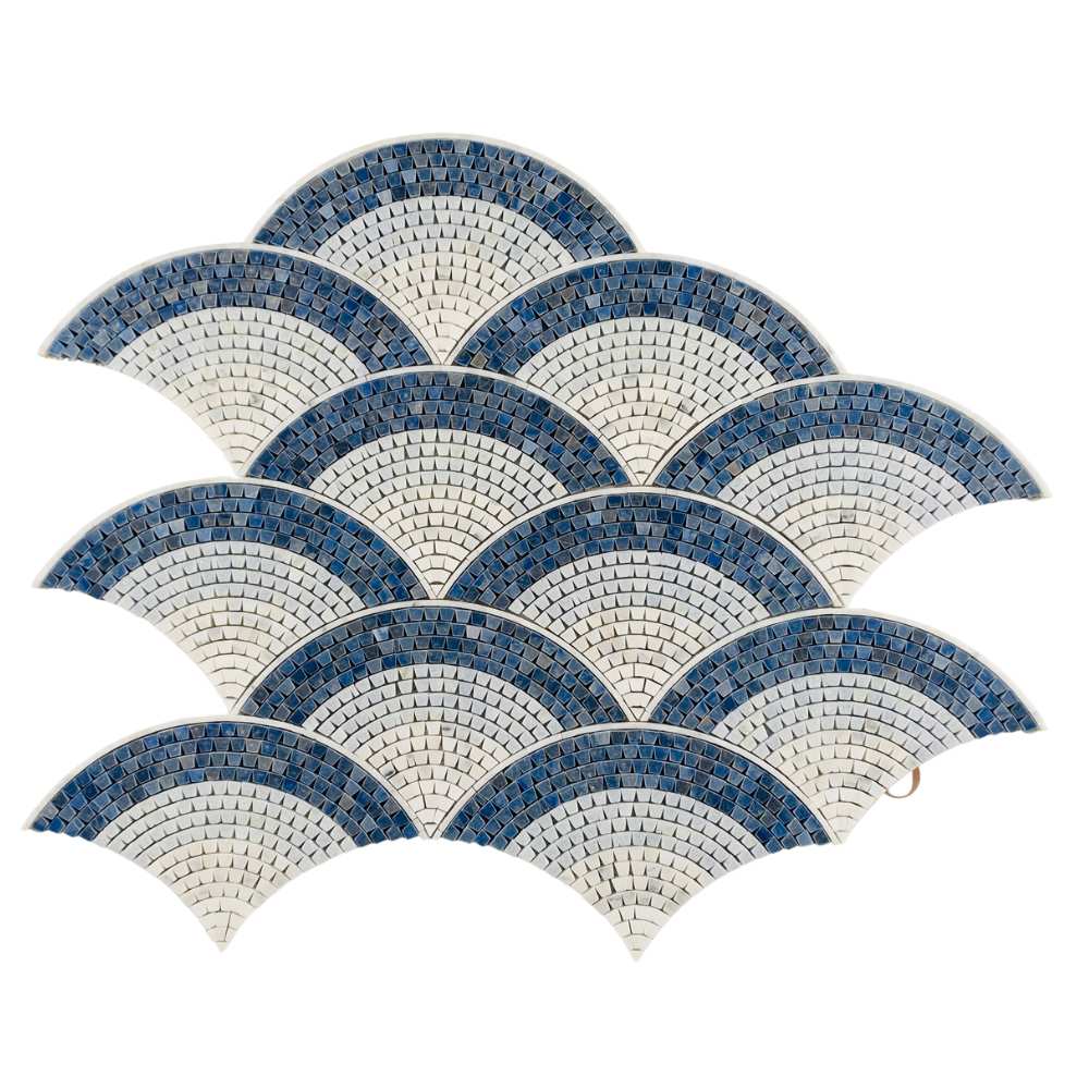 Brise Azules Marble Mosaic 0.50sf/sh