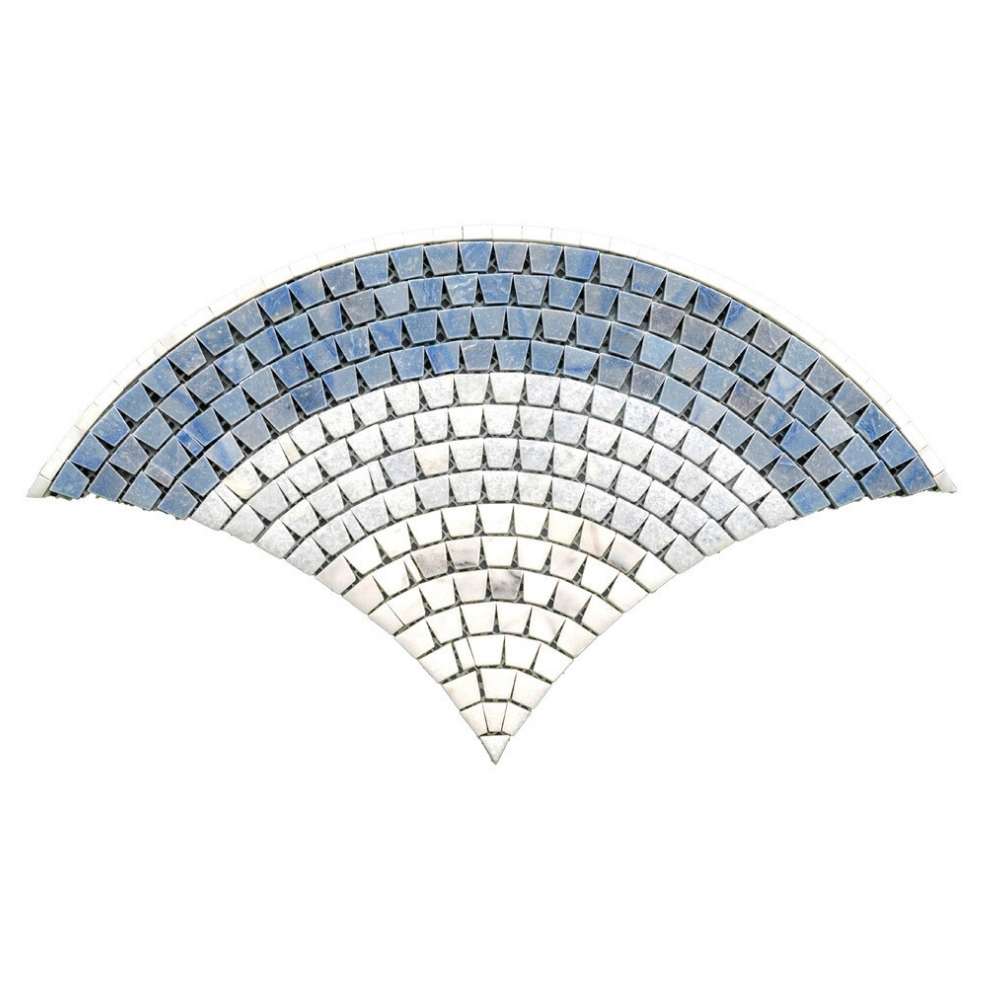 Brise Azules Marble Mosaic 0.50sf/sh