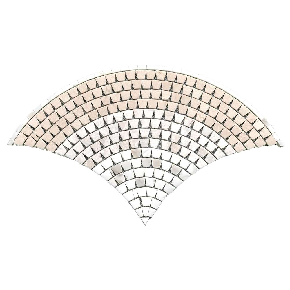 Brise Crema Marble Mosaic 0.50sf/sh