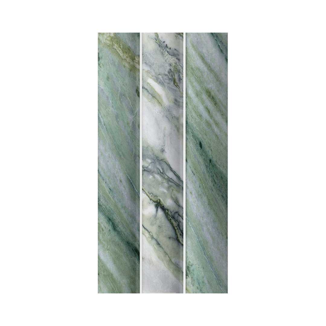 Lyrical 4.5" x 9" Matte Porcelain Fluted Wall Tile