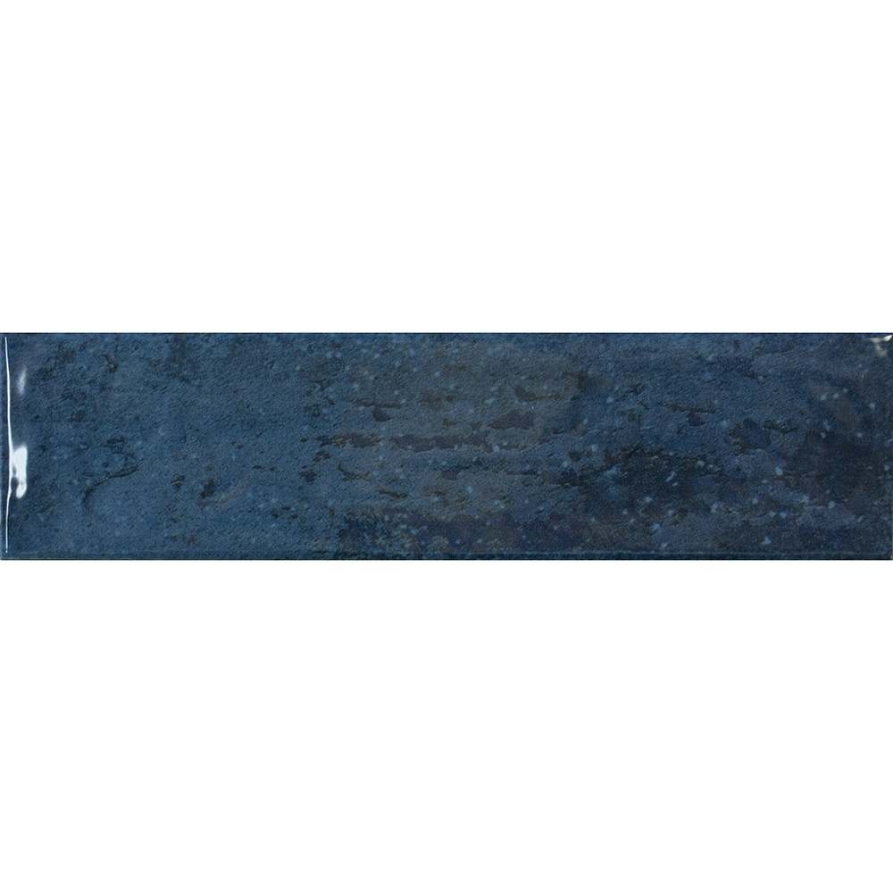 Havasupai Falls 3" x 10" Glossy Ceramic Wall Tile Azul