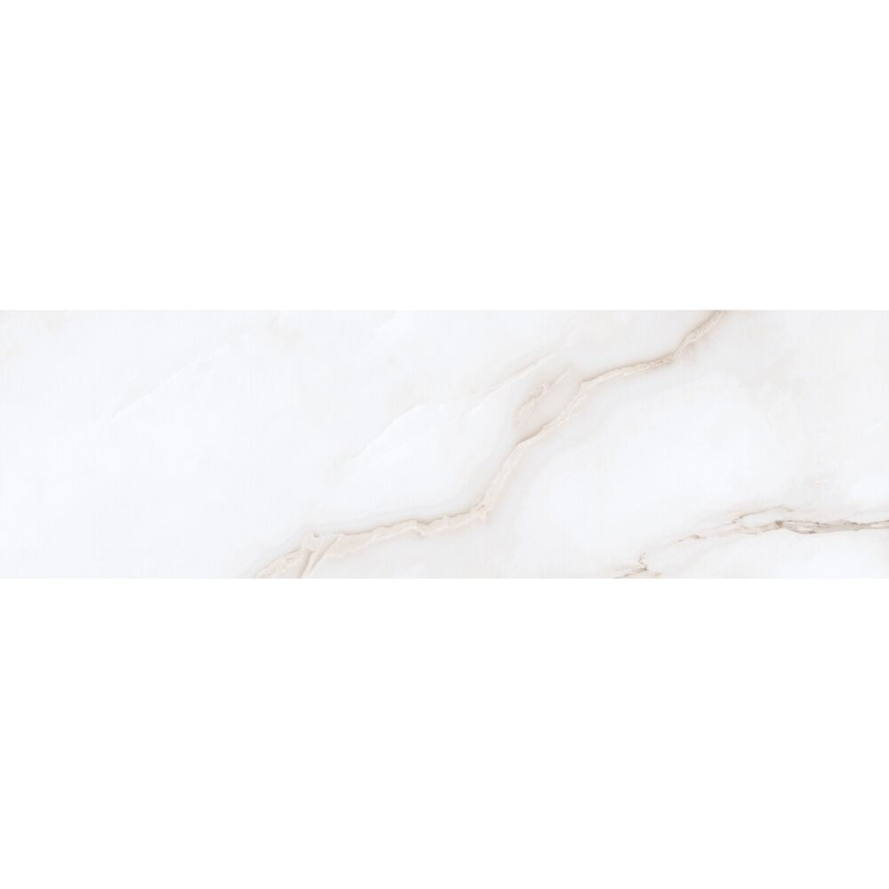Huntington 3" x 10" Matte Ceramic Bullnose Tile Trim in White