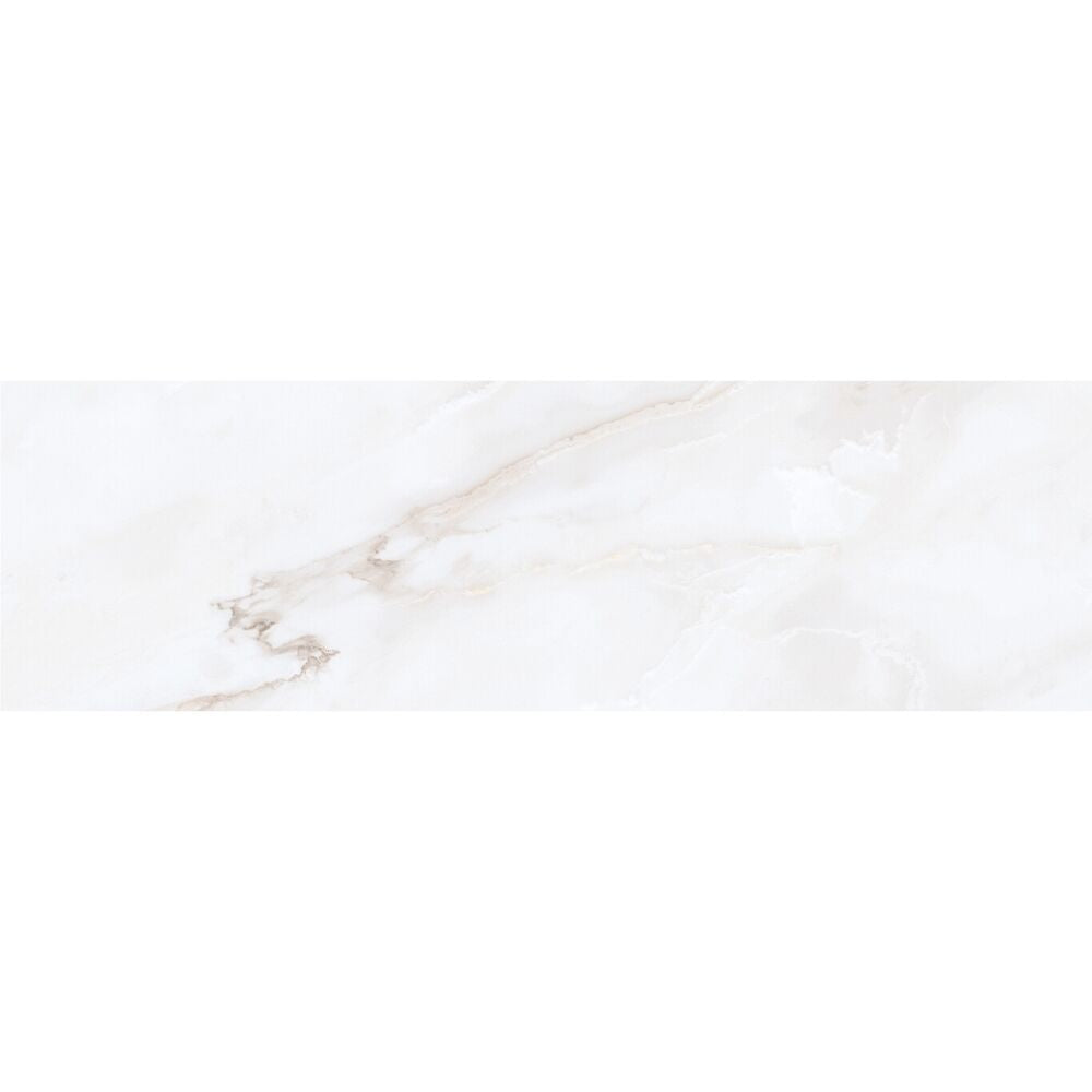 Huntington 3" x 10" Matte Ceramic Bullnose Tile Trim in White