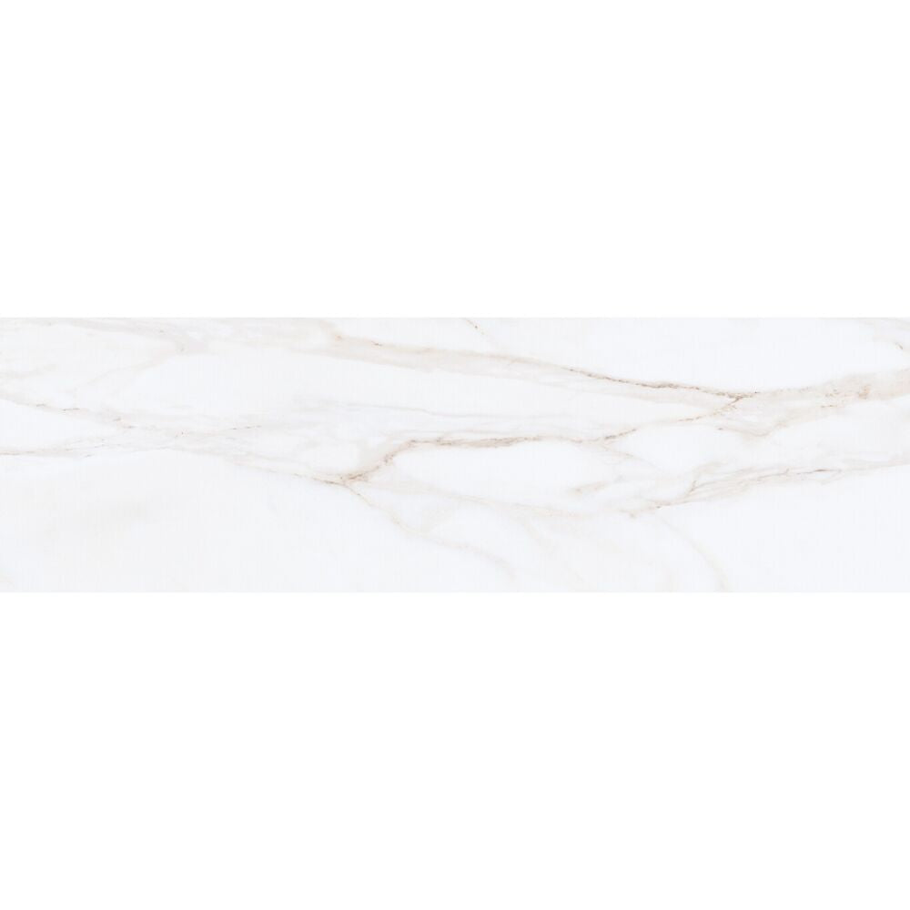 Huntington 3" x 10" Matte Ceramic Bullnose Tile Trim in White