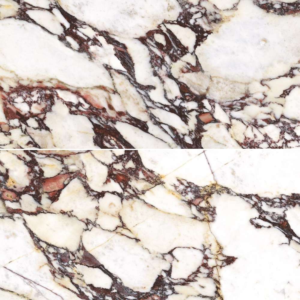 Cala Rosso 24" x 48" Glossy Porcelain Marble Look Wall & Floor Tile