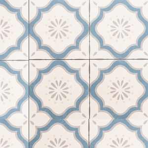 DaVinci 7.9" x 7.9" Porcelain Patterned Spanish/Moroccan Wall & Floor Tile