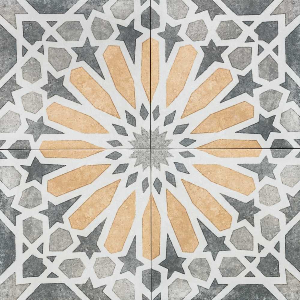 Garden Sunflower 8" x 8" Porcelain Patterned Wall & Floor Tile