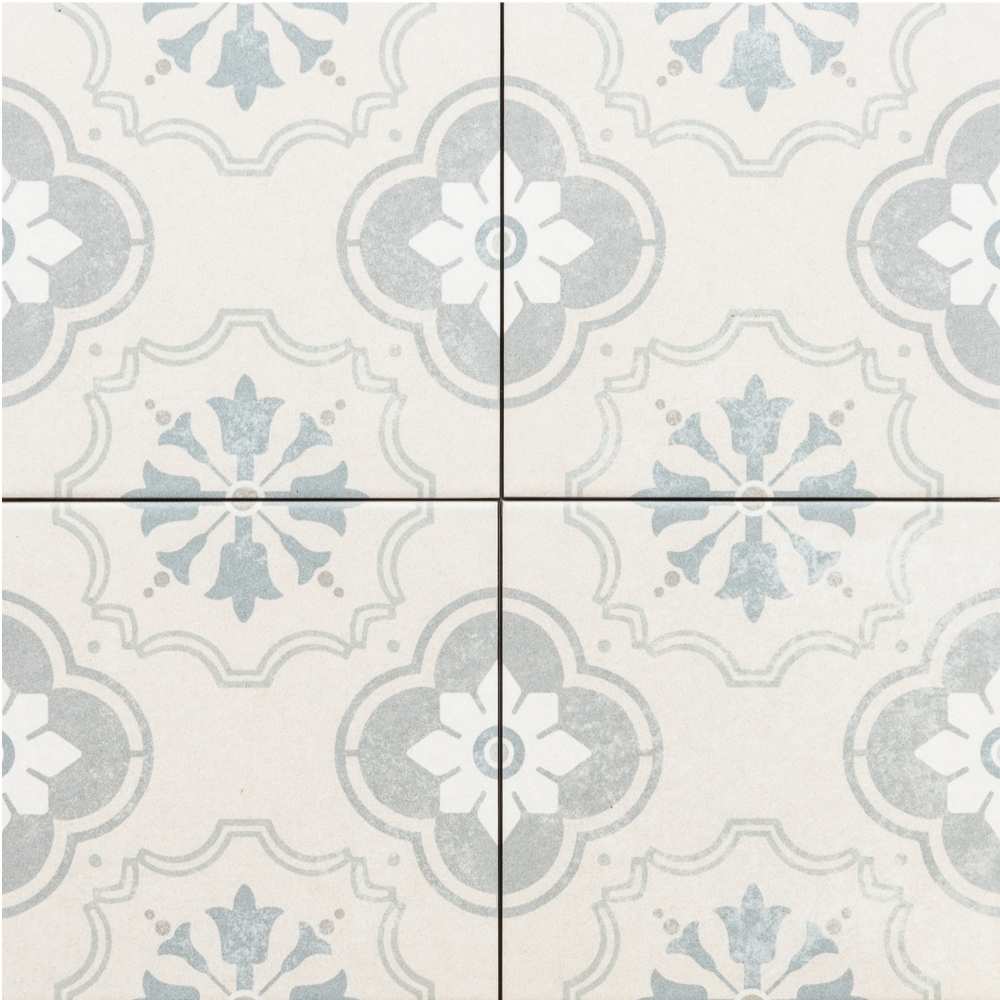 Oheka 6" x 6" Porcelain Patterned Wall & Floor Tile