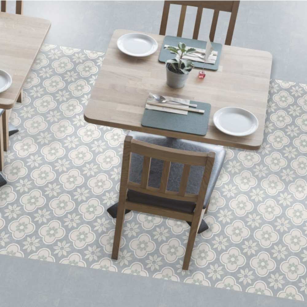 Oheka 6" x 6" Porcelain Patterned Wall & Floor Tile