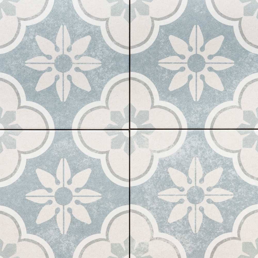 Oheka 6" x 6" Porcelain Patterned Wall & Floor Tile