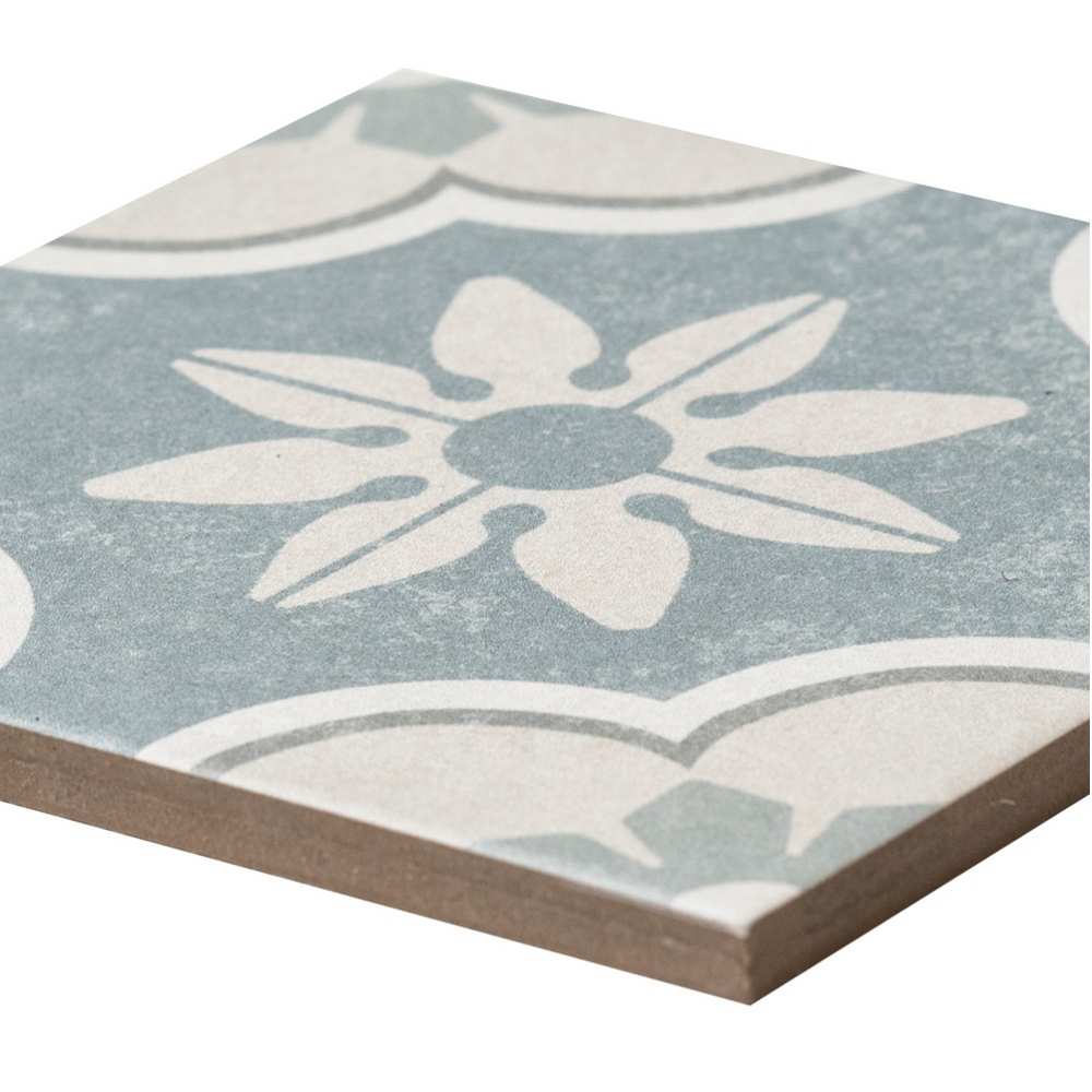 Oheka 6" x 6" Porcelain Patterned Wall & Floor Tile
