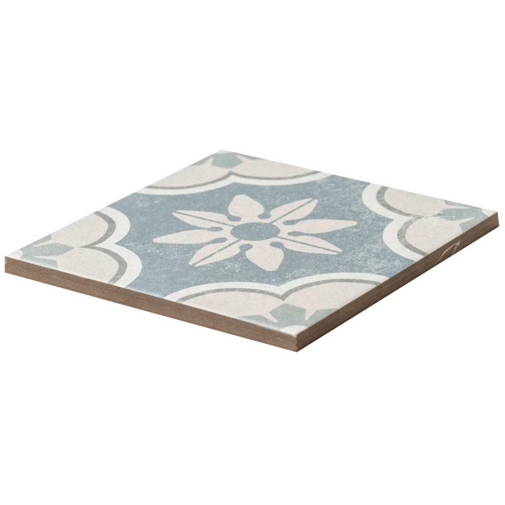Oheka 6" x 6" Porcelain Patterned Wall & Floor Tile