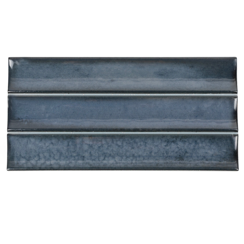 Sakura Fluted 4.5x9 Blue Night 6.86sf/cs