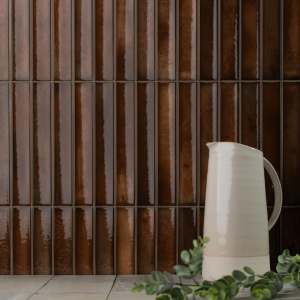 Sakura Fluted 4.5x9 Walnut 6.86sf/cs