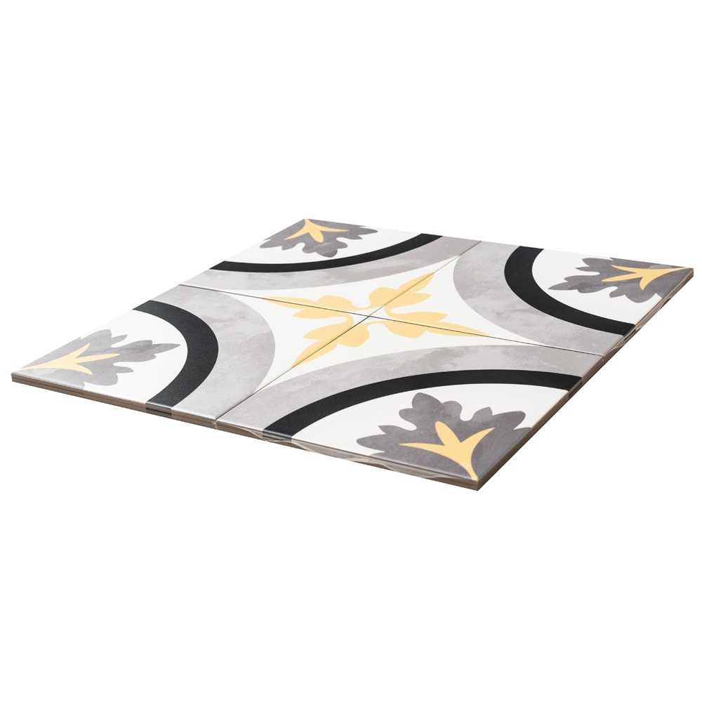 DaVinci 7.9" x 7.9" Porcelain Patterned Wall & Floor Tile