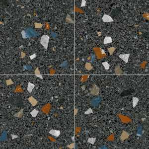 Terrazzo 24x24 Grafito 15.5sf/cs