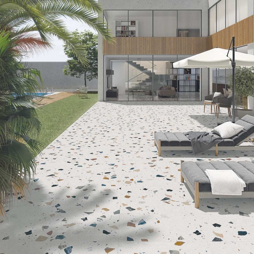 Terrazzo 24x24 Nacar 15.5sf/cs