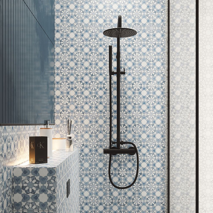 Pageant 9"x9" Azul Porcelain Matte Tile