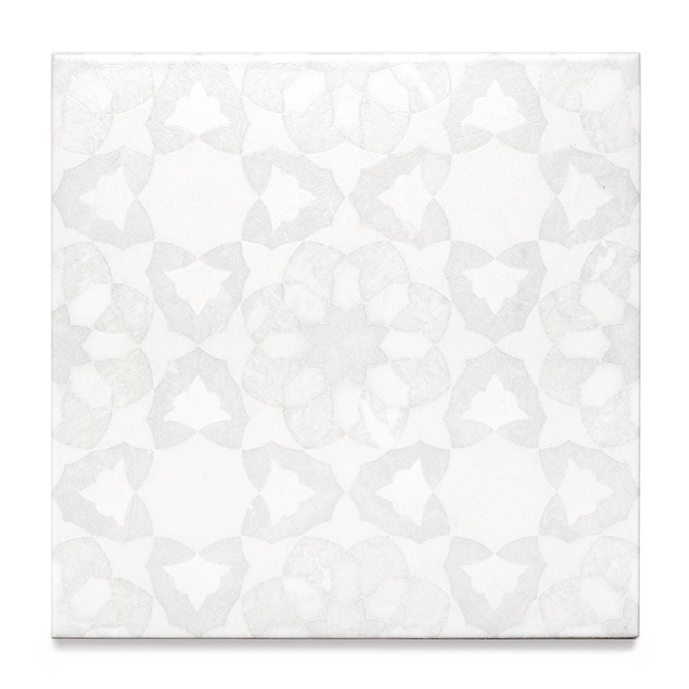 Pageant 9"x9" Blanco Porcelain Matte Tile