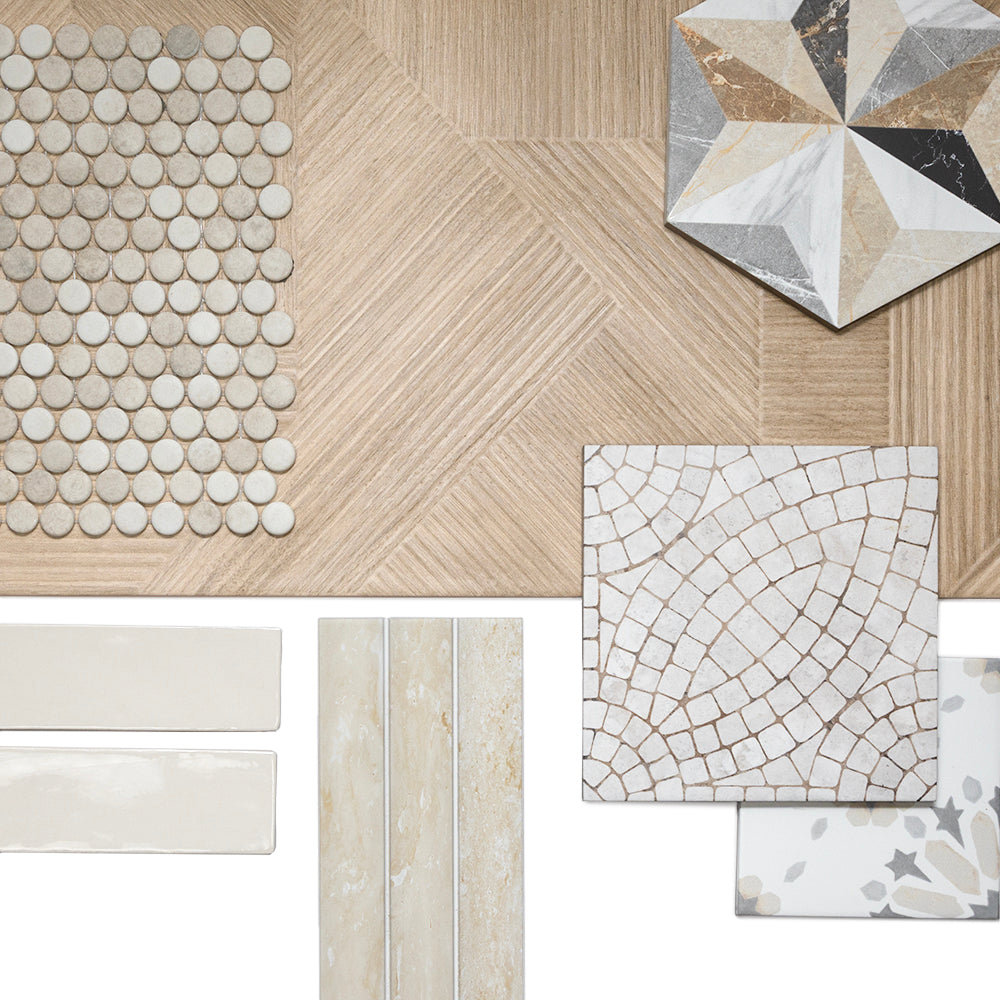 Eterna Penny 12"x12" Recycled Glass Mosaic Tile