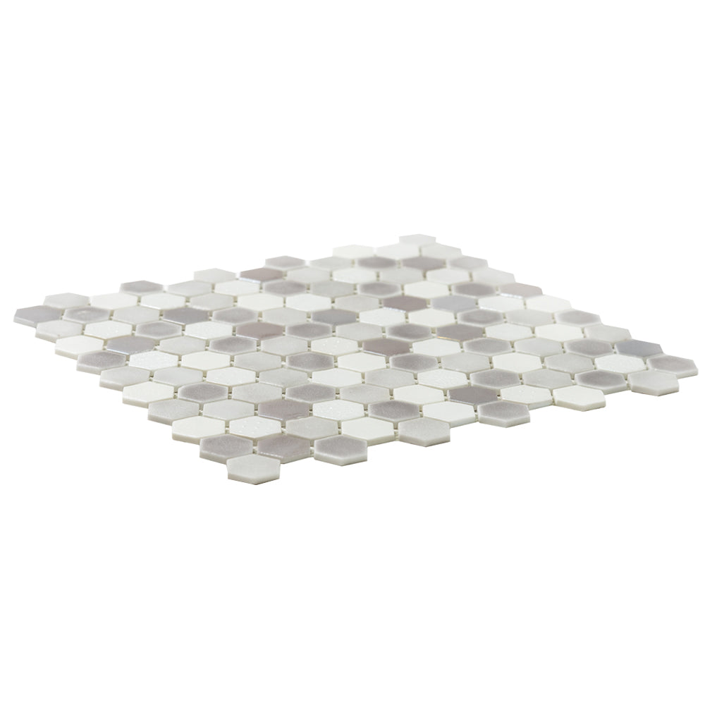 Eterna Hex 1"x1" Glass Matte Mosaic