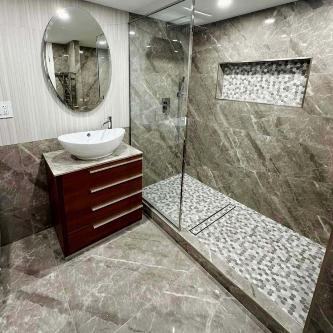 Eterna Hex 1"x1" Glass Matte Mosaic