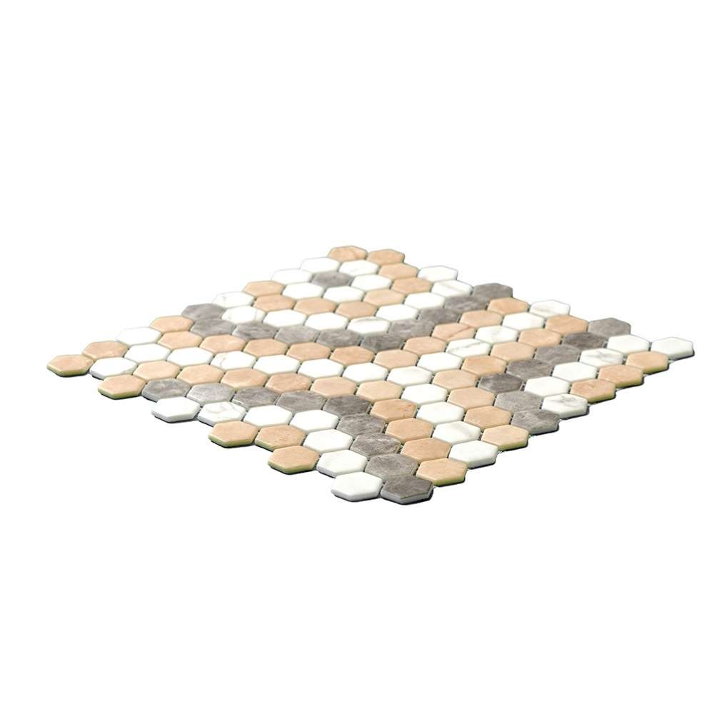 Eterna Hex 1"x1" Glass Matte Mosaic