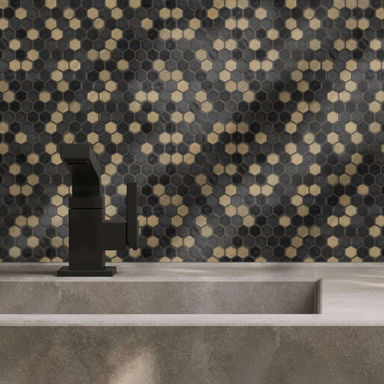 Eterna Hex 1"x1" Glass Matte Mosaic