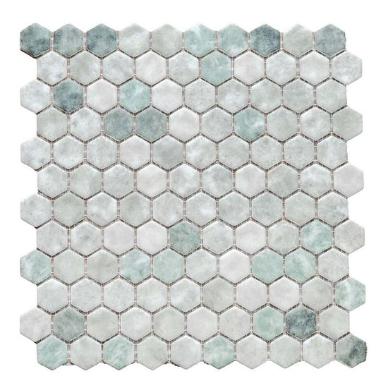 Eterna Hex 1"x1" Glass Matte Mosaic