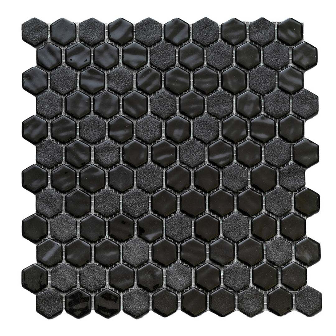 Eterna Hex 1"x1" Glass Matte Mosaic