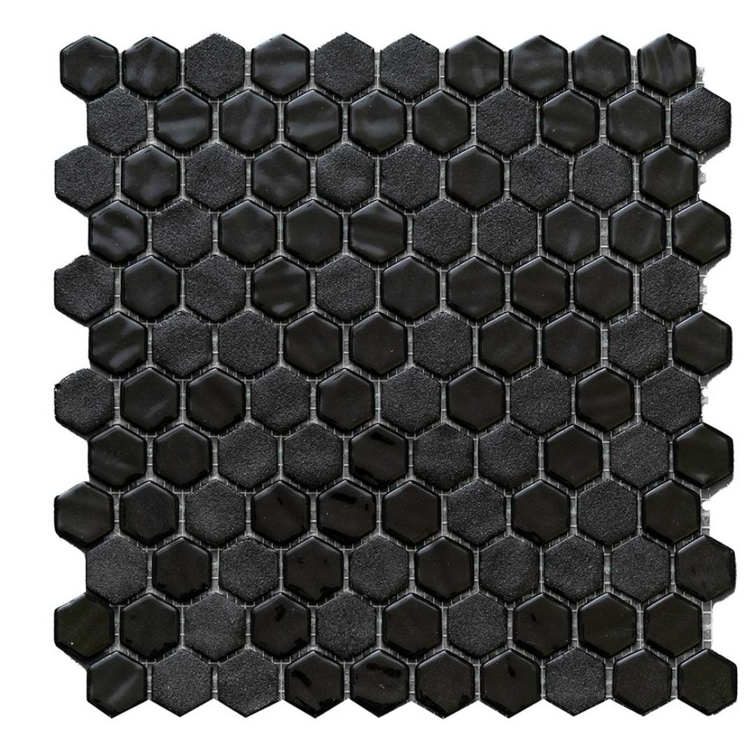 Eterna Hex 1"x1" Glass Matte Mosaic