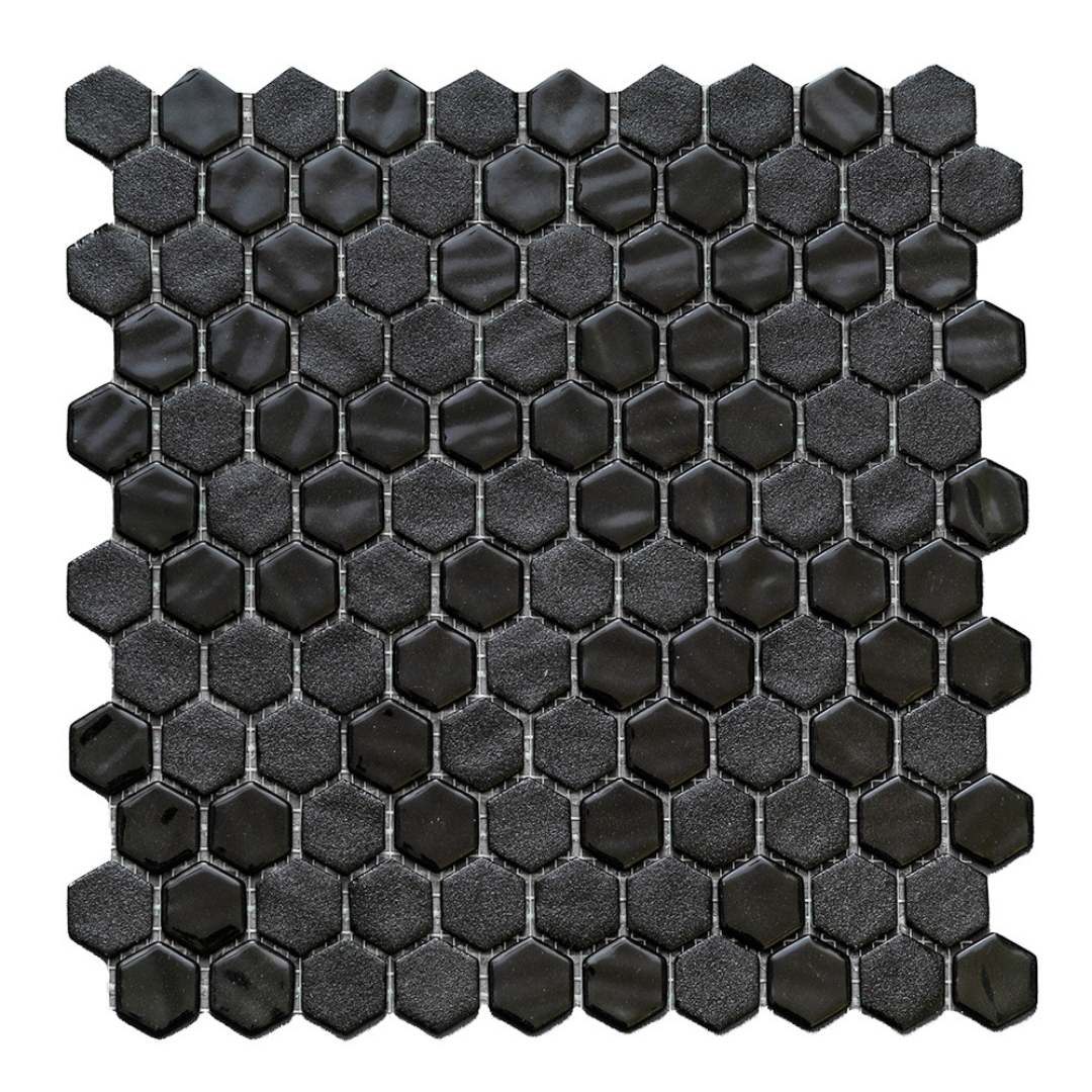 Eterna Hex 1"x1" Glass Matte Mosaic