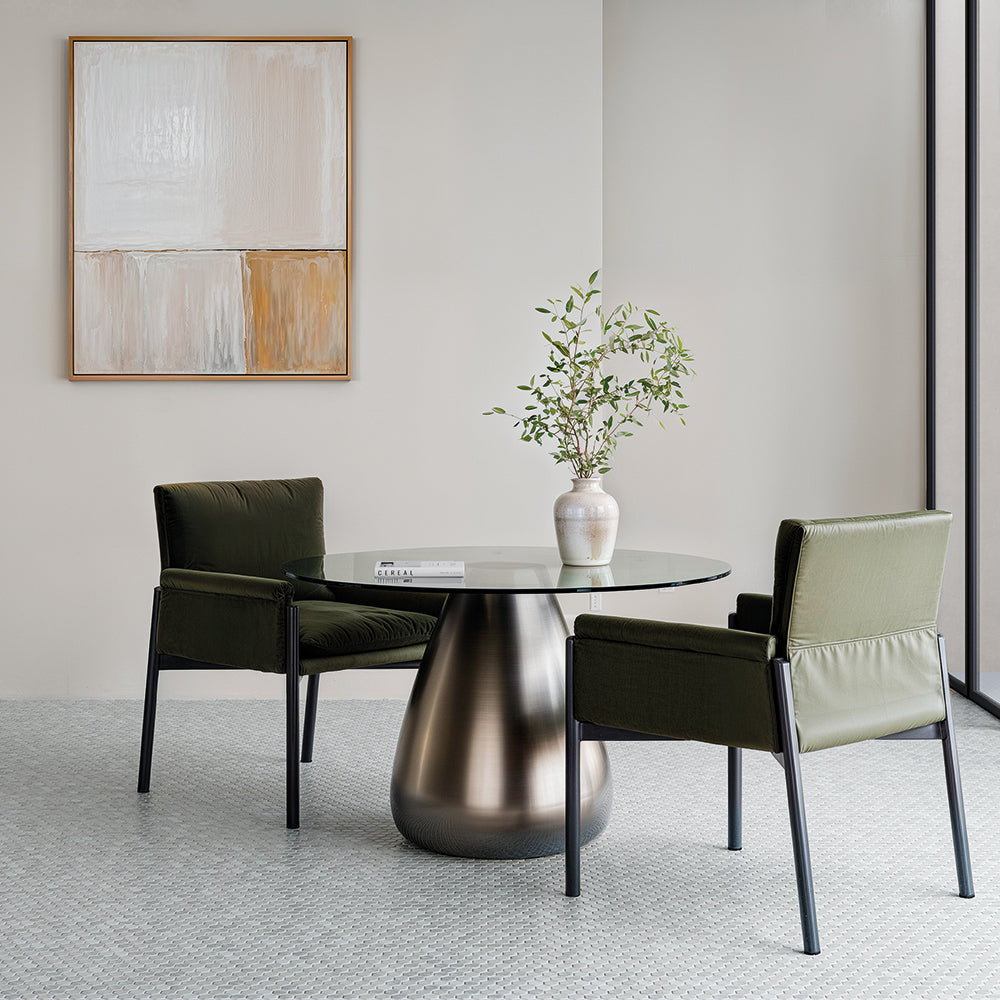 Eterna Hex 1" x 1" Luna Light Grey Glass Matte Mosaic