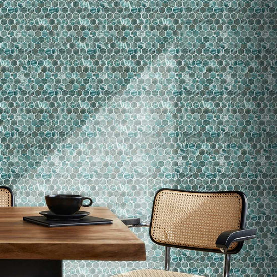Eterna Hex 2"x2" Glass Satin Mosaic